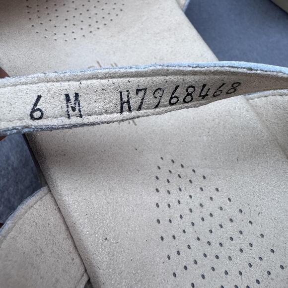 SAS Tripad Comfort Sandals Womens Size 6 White Leather Ankle Strap Made USA - Picture 9 of 9